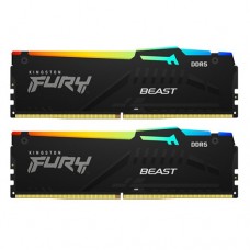 KingSton DDR5 Fury Beast RGB Black-5200 MHz-Dual Channel RAM 64GB